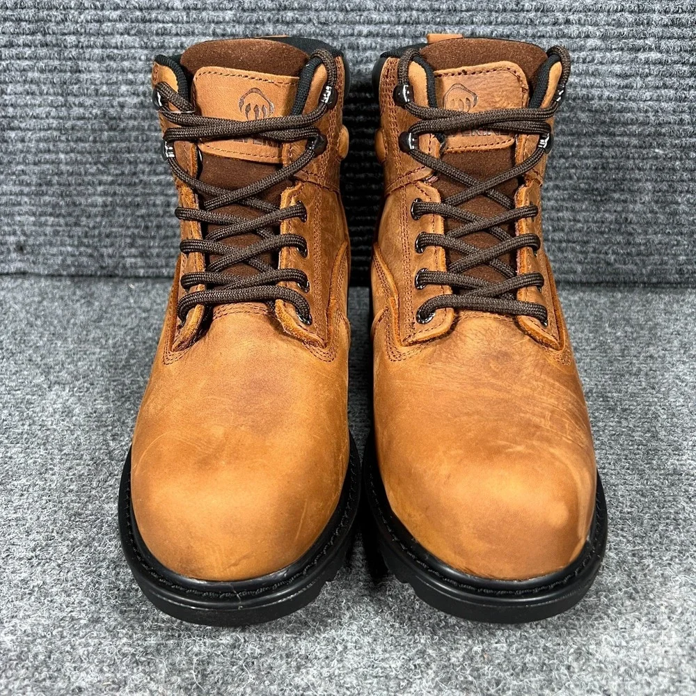 Wolverine Floorhand Boots Womens 8 Brown‎ Insulated Steel Toe Work Slip Oil Res